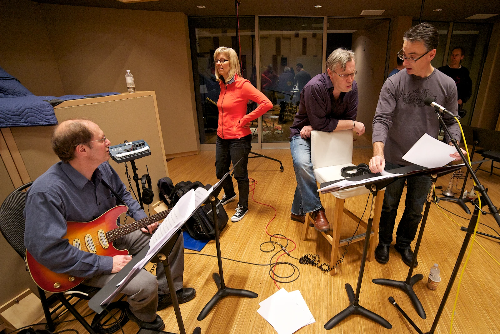 Kirk MacDonald Jazz Orchestra recording session