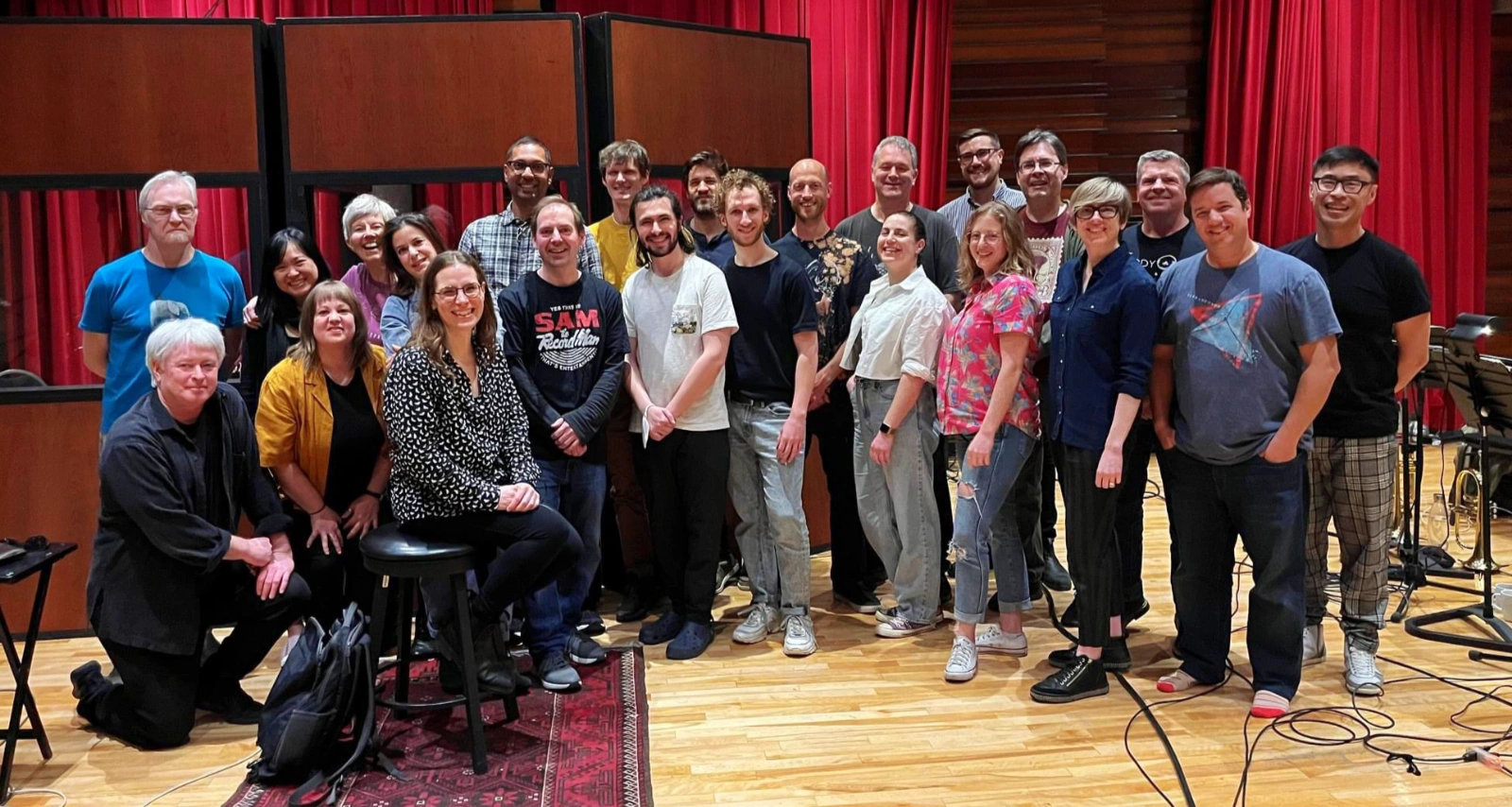 Sarah Jerrom recording session
